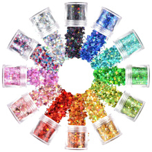 Chunky mixed glitter powder flakes for water shoes,nail polish, cosmetic,Eye shadow